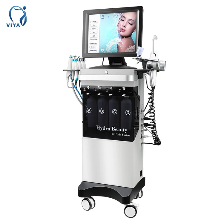 14 IN1  Skin Tightening Aesthetic medicine hydrodermabrasion facial machineaqua peel machine