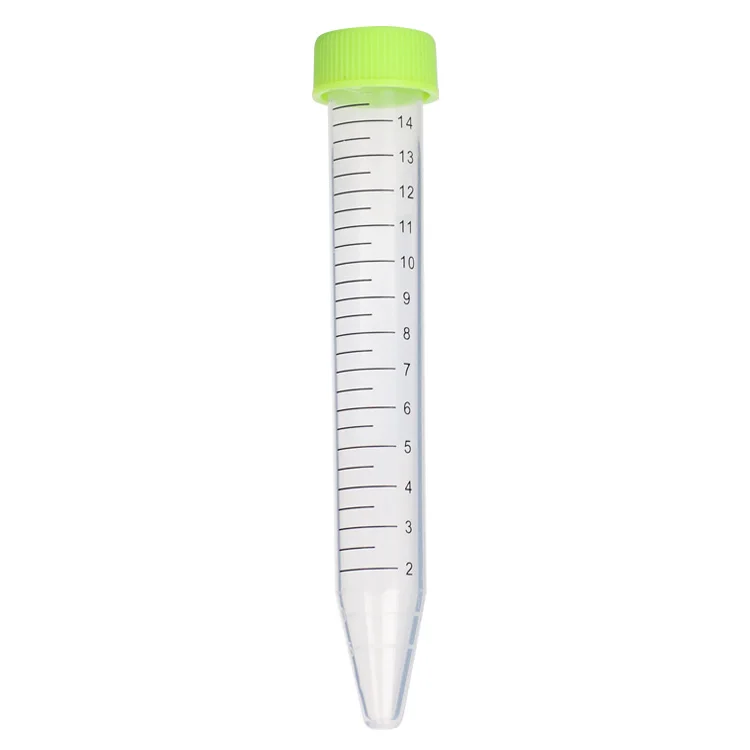 Laboratory Wholesale Plastic Conical Bottom Graduated Disposable Sterile 15ml Centrifuge Tube