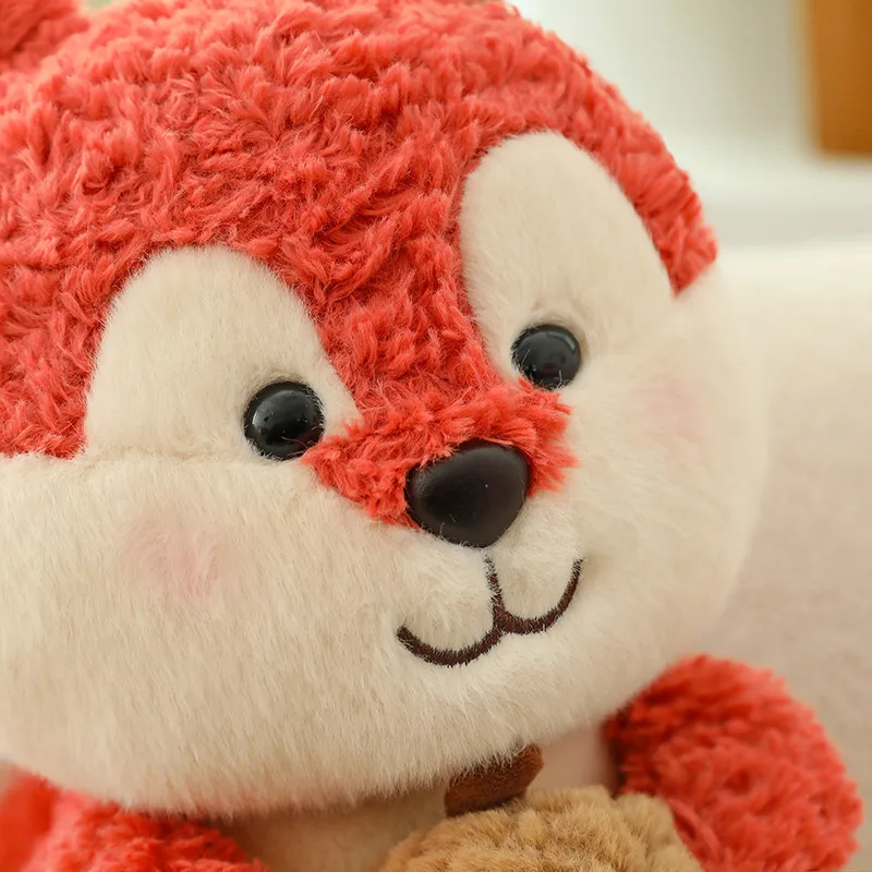Creative Toys Squirrel Company Plush Toy Doll Cartoon Cloth Doll Appease Sitting Cute Doll Puppy Hazelnut Squirrel