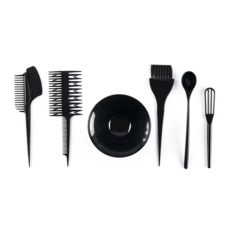 wholesale hair salon kits customized color hair dye coloring kit tinting brush bowl hair dye tool for salon