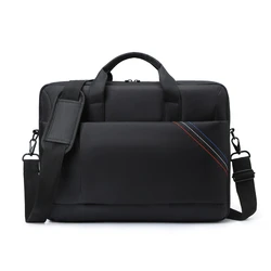 Amazon travel practical shoulder tote notebook pack polyester business 15 inches classic mens laptop bag with trolley strap