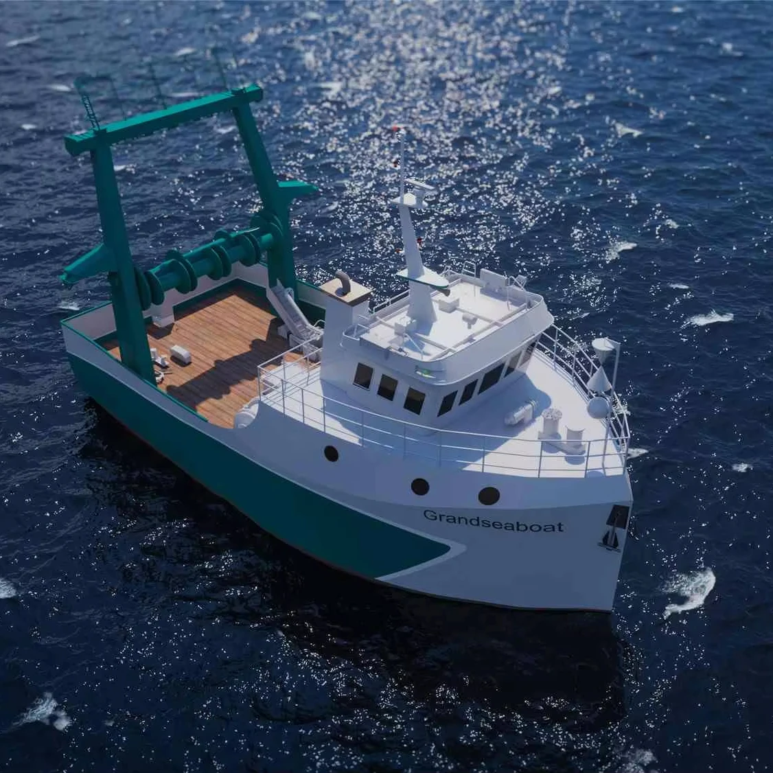 Grandsea 14m Marine Commercial Trawler Fishing Vessel for sale