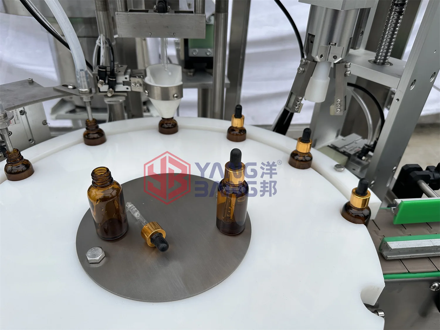 10ml 30ml 60ml Automatic Glass Drop Bottle Essential Oil Filling and Capping Machine Dropper Bottle Filling Machine Price