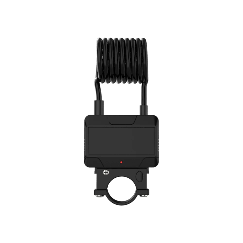 Stable Sliding And Detachable IP66 Blue Tooth Connection Fast Unlock Bike Anti-theft Auto Cable Lock Bicycle Safety Cable Lock