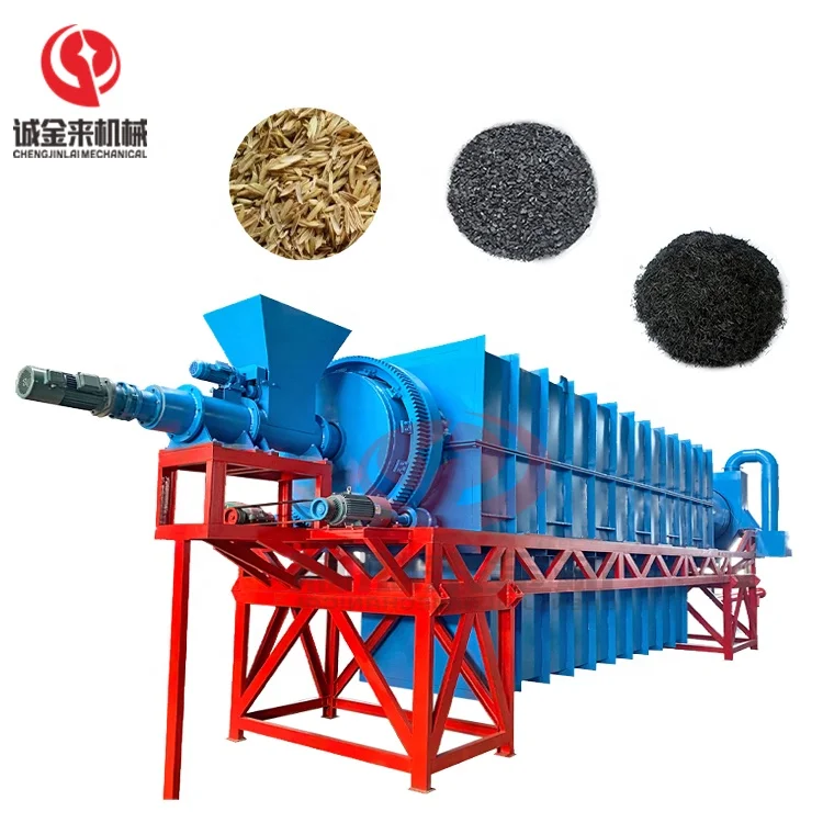 
Hot Sale Coconut Shell Charcoal Carbonization Furnace No pollution charcoal carbonization furnace 