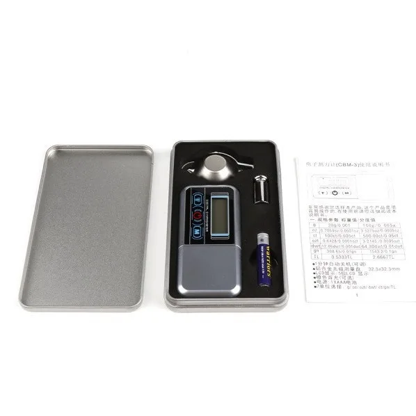 JS48 Digital Pocket Scale 50g 0.001g Milligram Scale Portable with 50g Calibration Weight Tare LCD Backlit Jewelry Scale