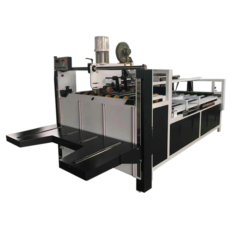 Semi automatic folder gluer machine