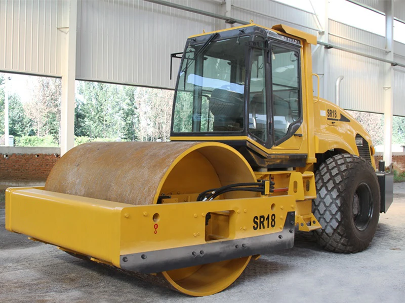 SHANTUI Free Shipping 18ton Single Drum Road Roller SR18 for sale