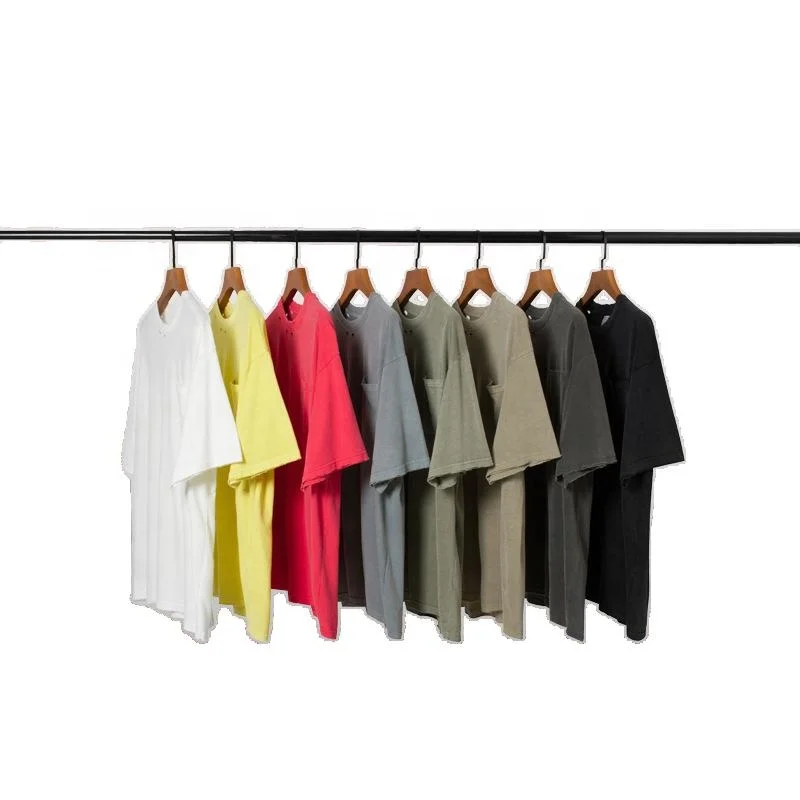 2021 оригинальная Простая рубашка на заказ в стиле High Street, высокое качество, 100% хлопок, 220 граммов, большие футболки с шлифовальными краями