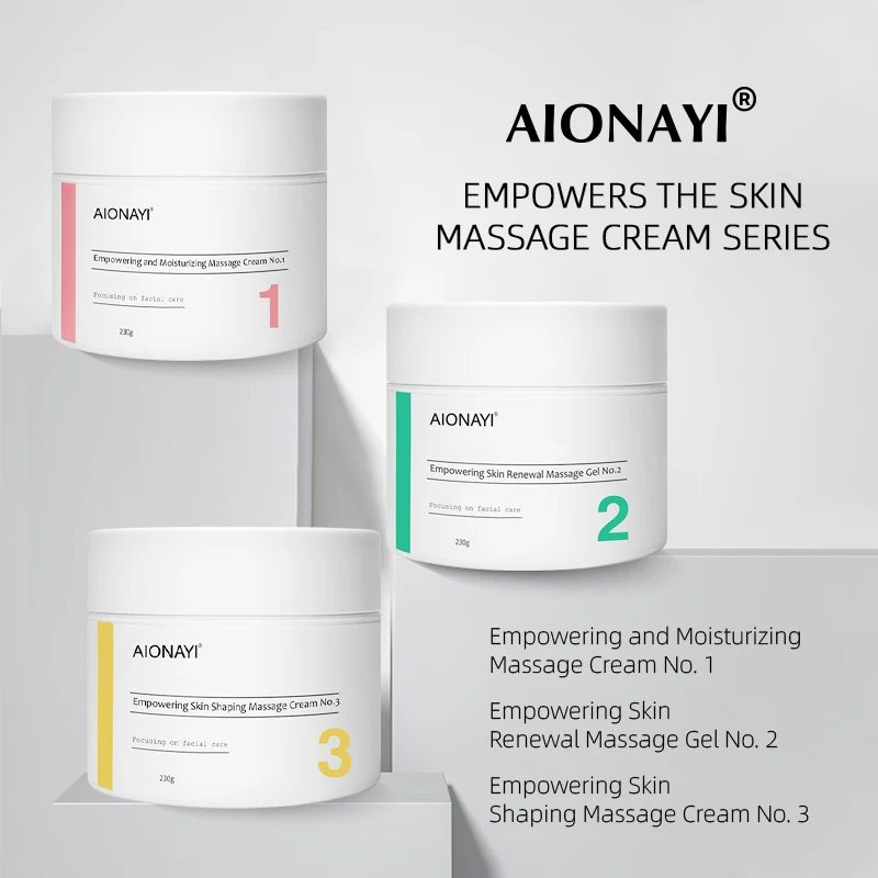 Private Label  spa Facial Empowerment Skin Moisturizing Massage Cream beauty cosmetics best face and body massage cream 230g OEM