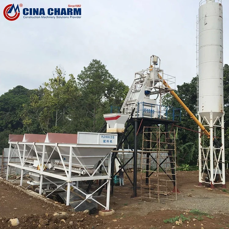 HZS small rmc concrete batching plant price