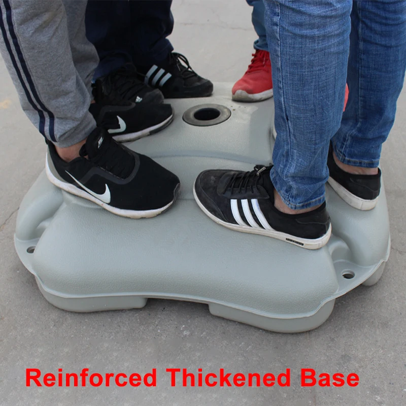 Outdoor Banner Advertising Promotional Display Water Injection 5M 7M Telescopic Giant Waterbase Flagpole rectangle square Flag