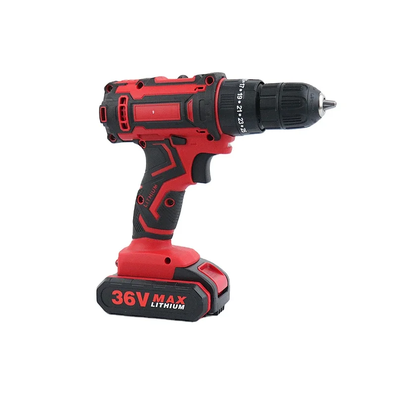 Литиевая батарея 48VF ударная перезаряжаемая электрическая дрель Пистолетная отвертка