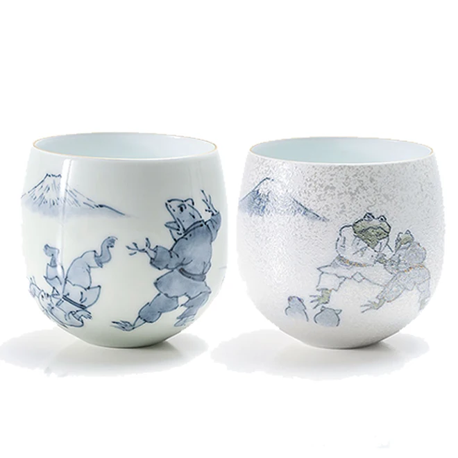 Dinnerware Set Japanese Arita Porcelain Modern Ceramic Sake Tea Drink Cup