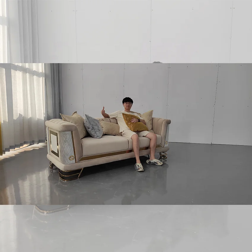 French Furniture White Wolesele Classic Genuine Leather Set Of Living Room Chairs Sofa living room sofas modern american