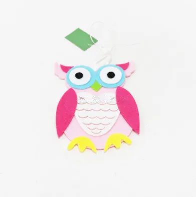 
Hot Selling Cute Owl Design Felt Decoration Hanging Pendant 