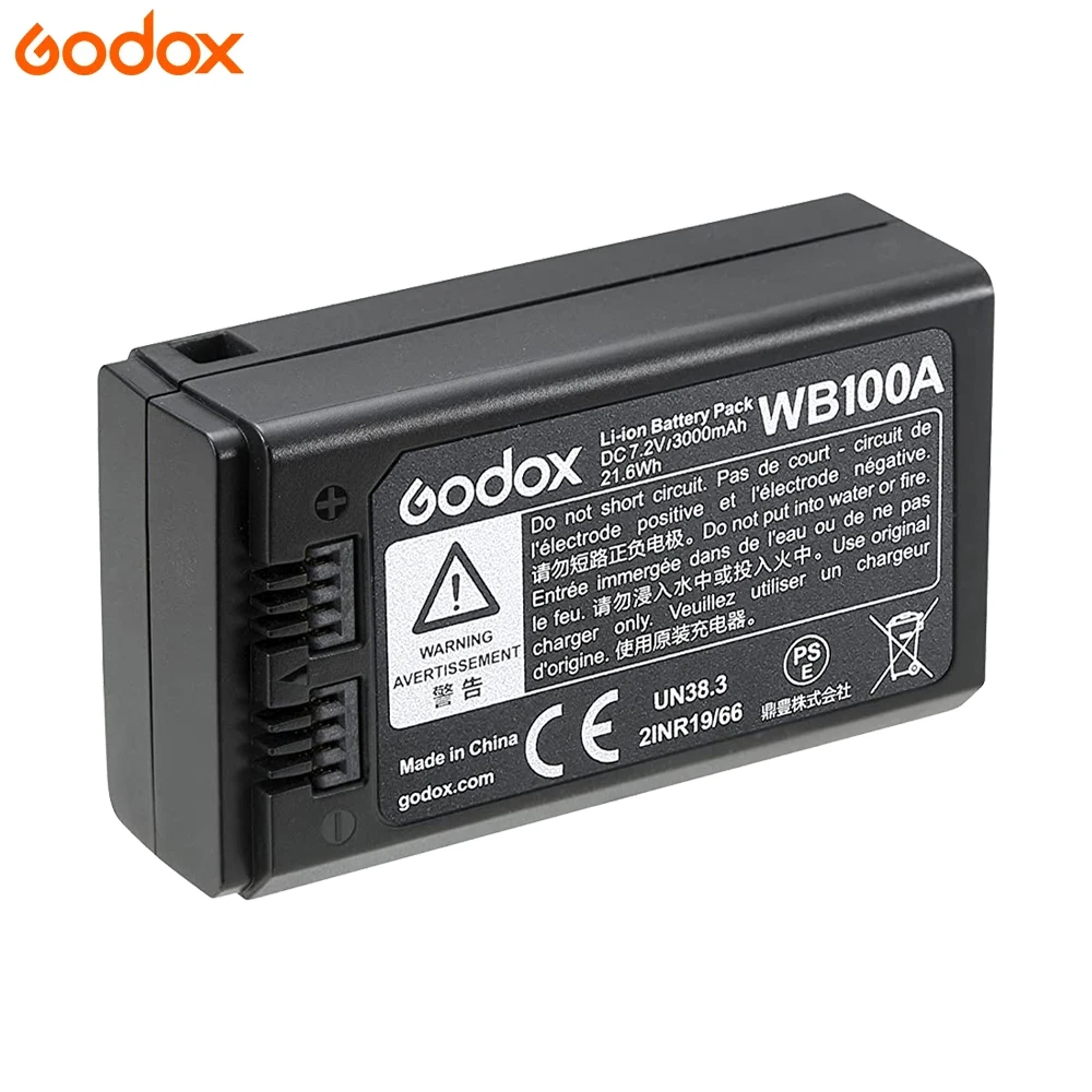 GODOX WB100 Original Battery for AD100pro Flash Light Godox accessory WB100 Battery for AD100pro AD100 pro Pocket Flash