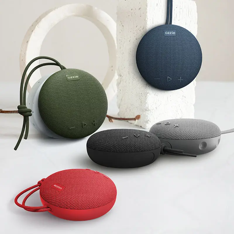 Портативный музыкальный аудиоплеер OZZIE 5 Вт настоящий беспроводной стерео Bluetooth динамик для душа Водонепроницаемый IPX7