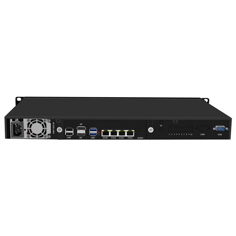 Новый 1U маршрутизатор брандмауэра BKHD 4LAN 2 5G Intel N100 интернет-шлюз мягкий сетевой прибор Pfsense Linux выигрывает