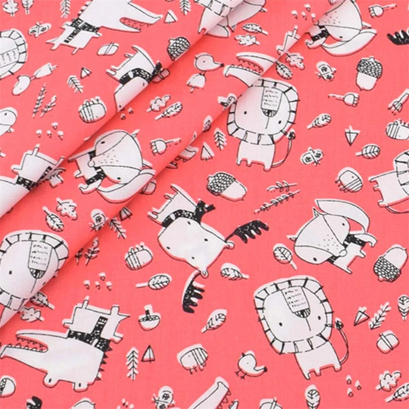 Fat quarter cutting stretchy thick floral flower digital printed green knitted single jersey cotton fabric for sewing clothing