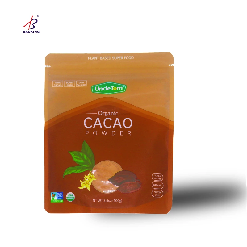 Custom Aluminum Foil Resealable Coconut Dried Fruit Mango Food Ziplock Stand Up Packaging Bag