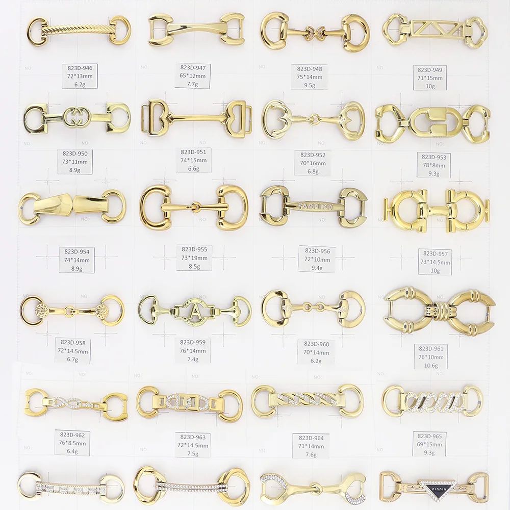 Fashion Zinc Alloy Combined Buckle for Shoes DIY Bag Garment Decorative Buckle Metal Shoes Buckles Accessories