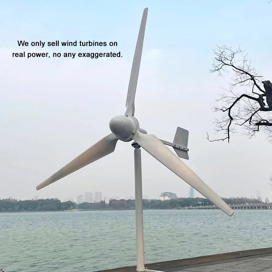 Hot Sale Residential 1000w 24V 48V 96V Horizontal Axis Efficient Wind Turbine Generator