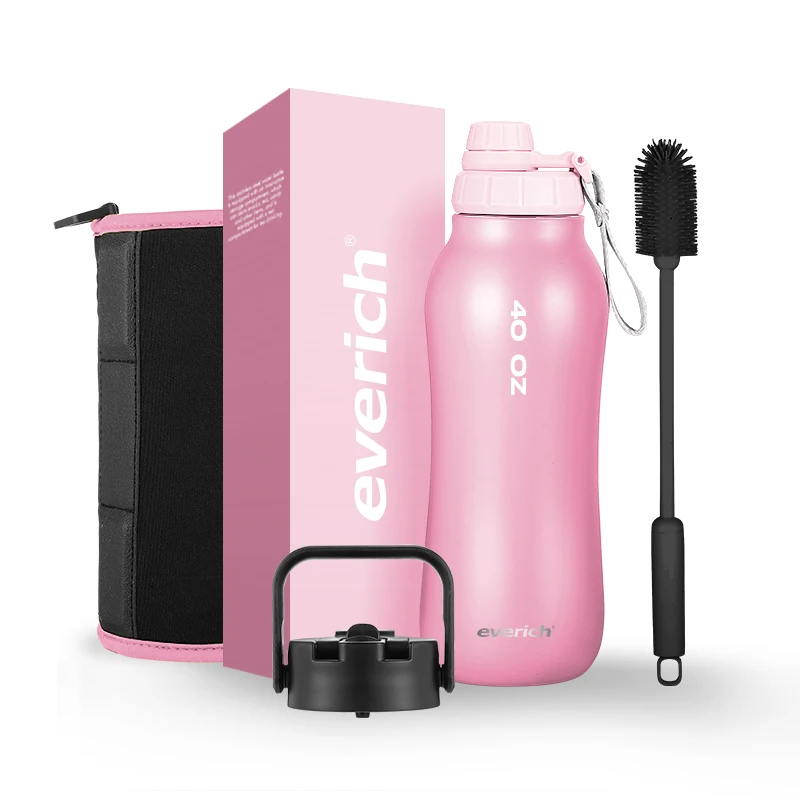 New shape design 24 oz Vacuum Insulated Stainless Steel Water Bottle gym water bottle easy to carry water bottles with custom lo