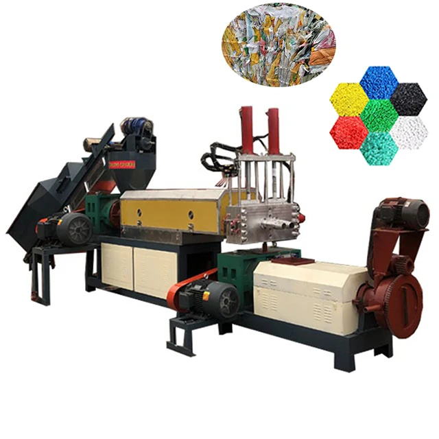 2023 PP/PE/PET pellet color master batch double screw plastic pelletizer price/plastic pelletizer granulator machine