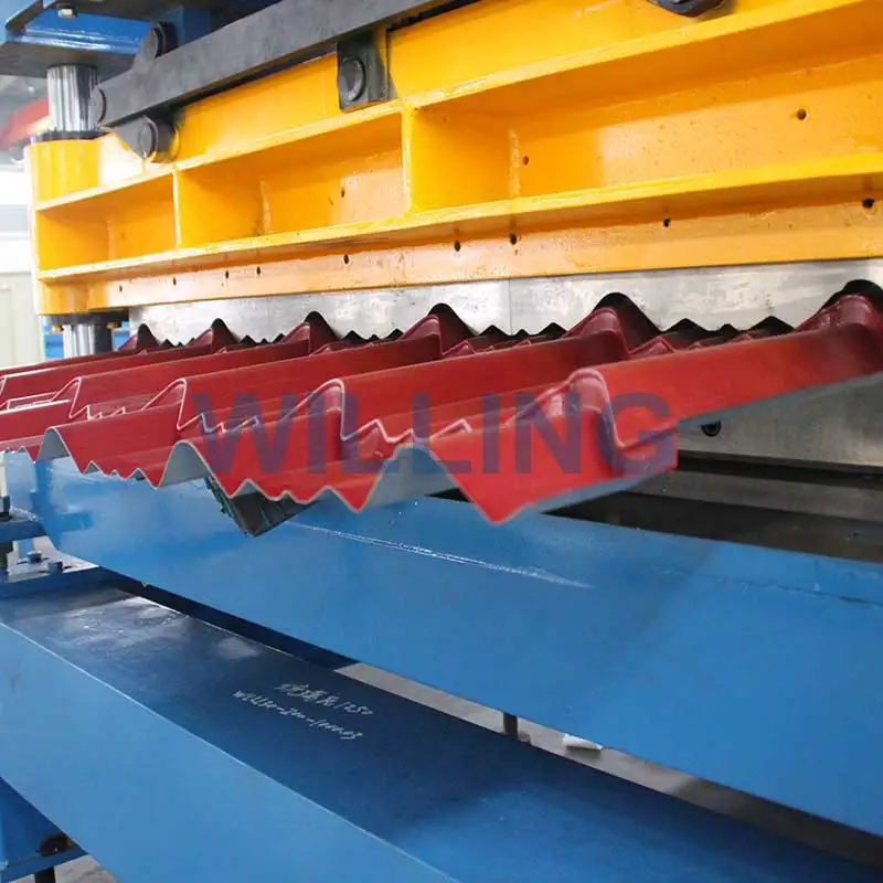 New Steel Tile Roll Forming Machinery for Roof Essential Components Included for Building Material Industries