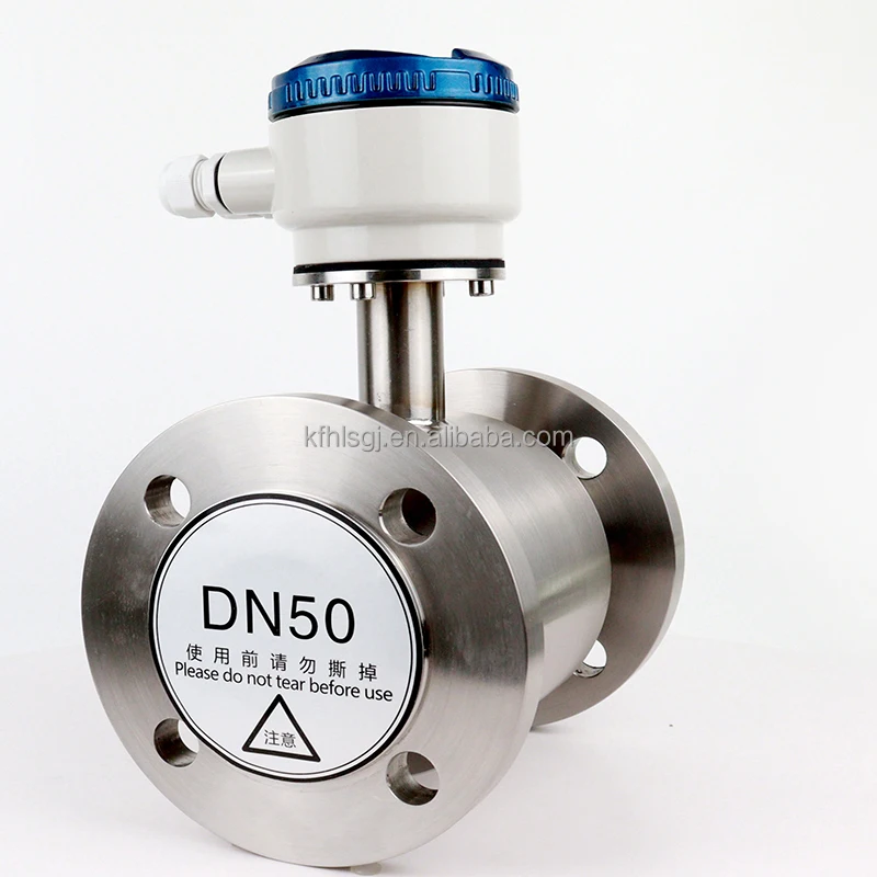 Kaifeng Remote Submersible 4-20ma Output Digital Water Electromagnetic Flow Meter China Industrial Magnetic Flowmeter