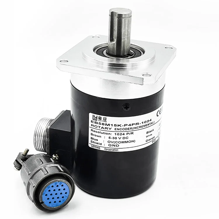 
 EB58M15K-P4PR-1024 LEIYING Magnetostatic grating Photoelectric Incremental rotary encoder  