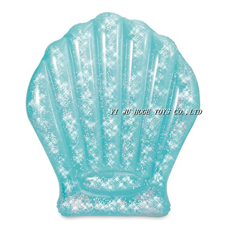 Лидер продаж, надувной матрас из морской ракушки с блестками внутри