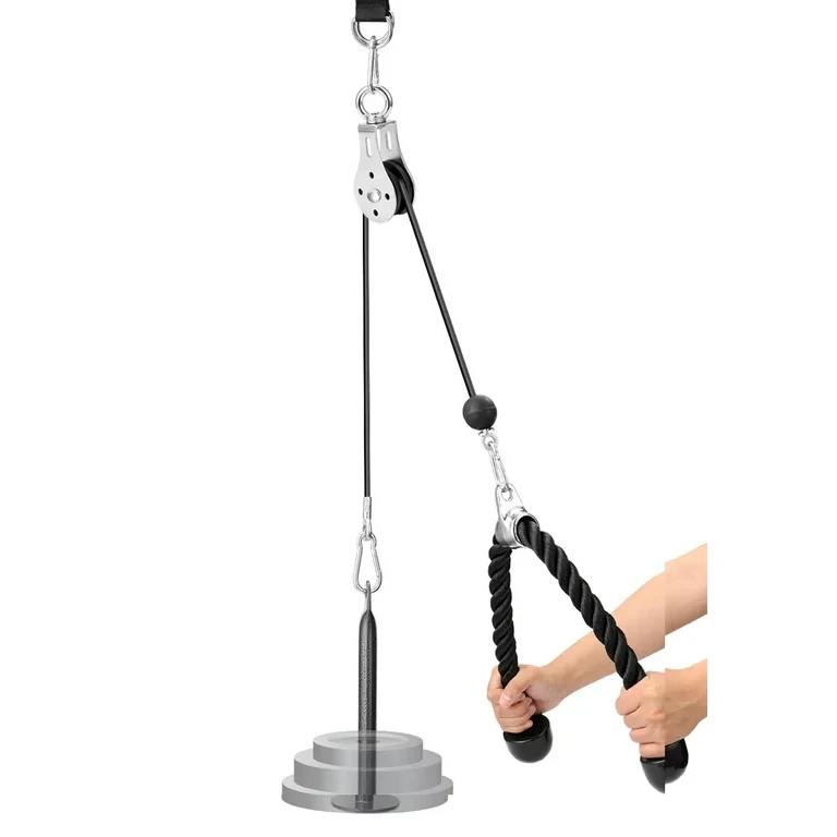 Pulley Cable Machine Fitness LAT and Lift Pulley System, Pulley System Gym