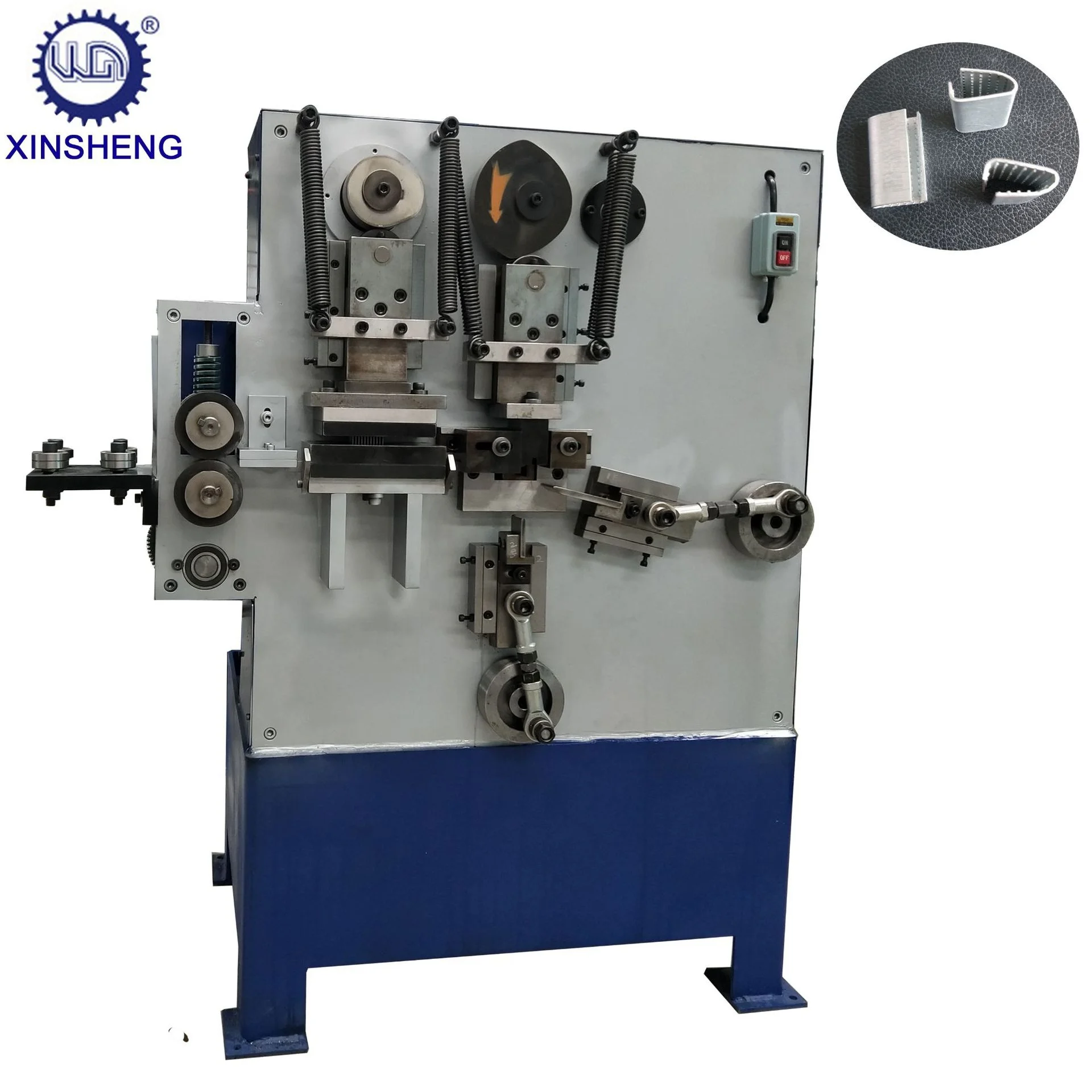 Mechanical Metal Heavy duty PP strapping steel seals packing buckles making machinery