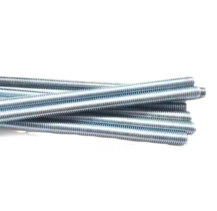 10 years factory DIN975/ DIN976 M6 M8 M10 Carbon full Steel Zinc Plated JDG Galvanized Stud Threaded Rod