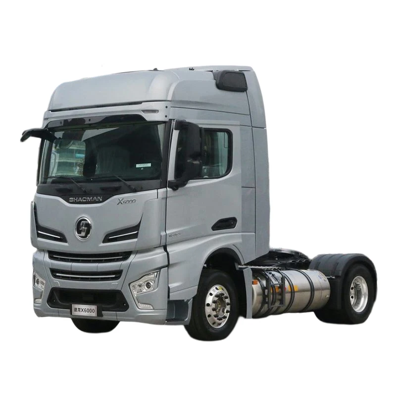 High-quality new SX-X6000 6 wheels 530HP LHD LNG tractor truck for trailer transportation