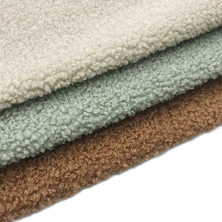 Kingcason Hot-selling Durable Single-sided Teddy Cashmere One Side Sherpa Fabric For Clothes