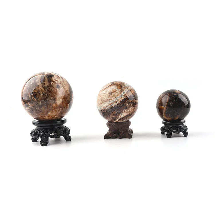 
Natural Rock gemstone Sphere/polished semi precious stone spheres 