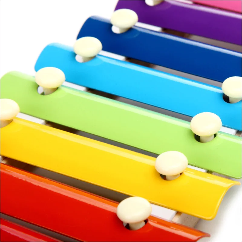 8-Note Music Instrument Toy Wooden Frame Style Xylophone Piano Colorful Children Kids Musical Funny Toys Baby Educational Gifts