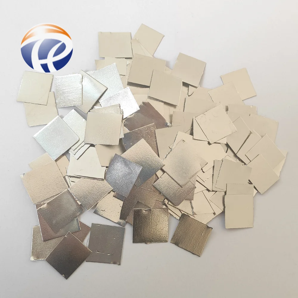 In Stock Customizable Specifications High Purity 99.95% Nickel Tablets Flakes Nickel Square Tablets Nickel Sputtering Target