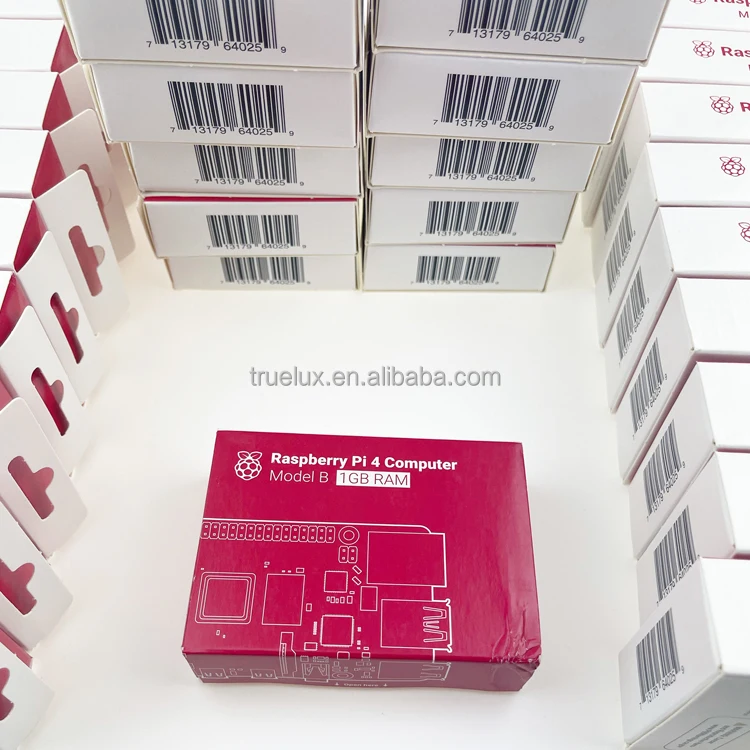 Raspberry Pi 4 Model B 1GB SDRAM Development Board Kit New Original Linux Mini Computer Raspberry Pi 4B 1G