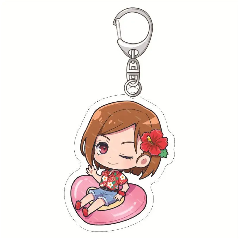 More designs for battling characters Huaiyu Yuzhe Beach five directions and five blessings black anime acrylic keychain