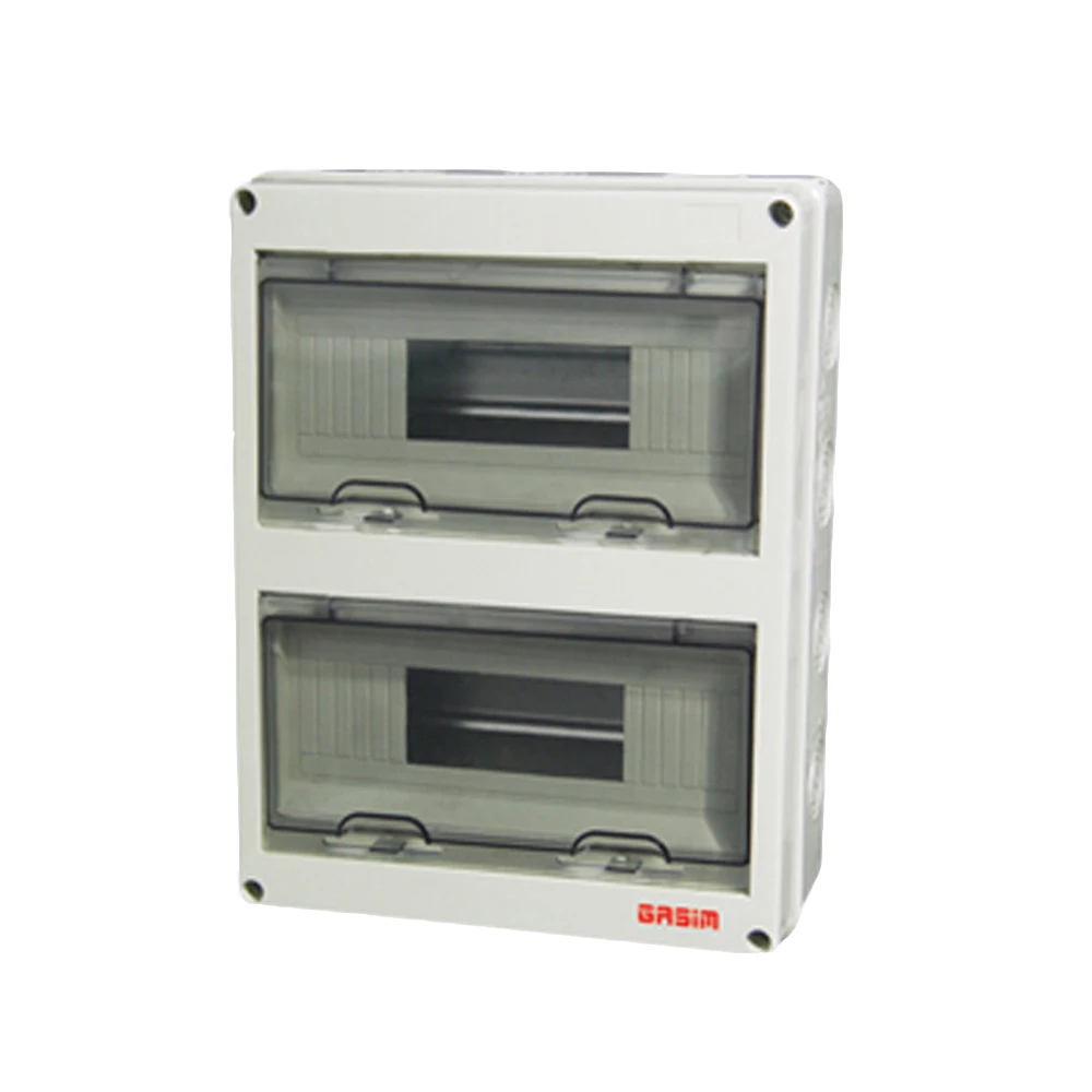 outdoor circuit breaker box mcb rccb rcd mccb panel board distribution box HA HT GS 4way 6way 12way 18way