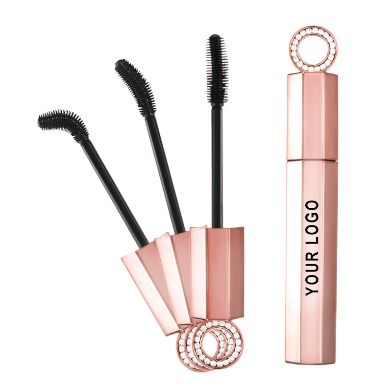 Best selling custom no logo thicken eyelash curling mascara 4D silk fiber waterproof no smudge private label mascara
