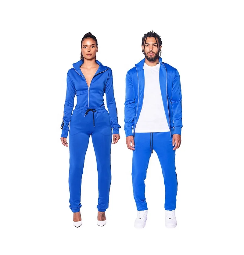 
2021 Wholesale sweat suits sportswear men plain fitted tracksuit 