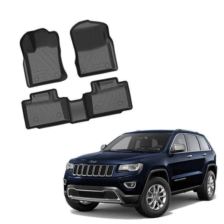 High Quality TPE Material Front Rear Car Mats for Jeep Grand Cherokee 2013+ Tpe Car Mats Car Accessories Floor Mat