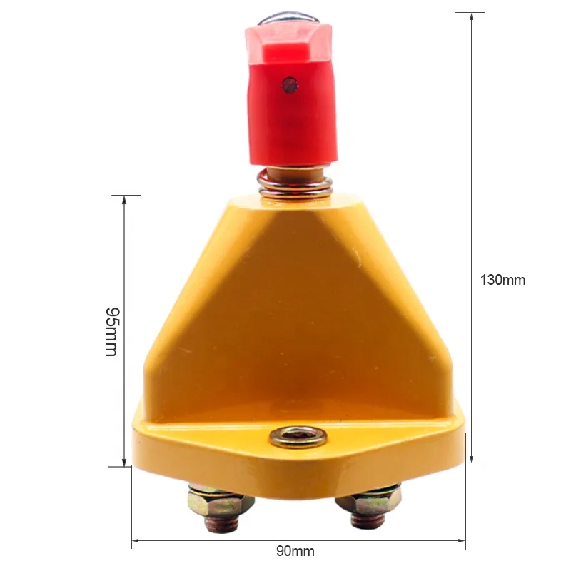 12V 250A Yellow Power Battery Disconnect Switch Cut Off Switch Battery Isolation