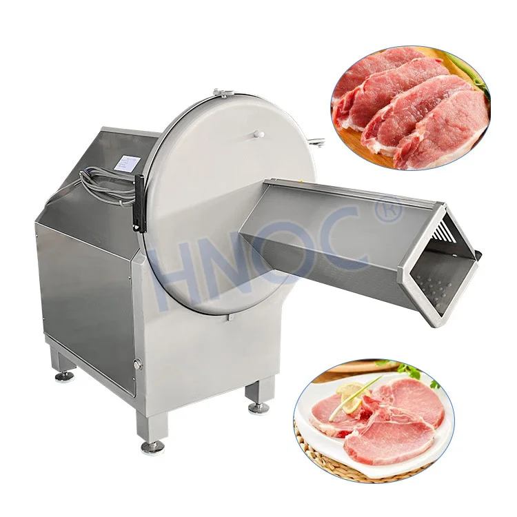 HNOC Automatic Raw Fish Fillet Cheese Beef Steak Ham Pork Rib Ear Sausage Fish Meat Slice Cut Machine Price