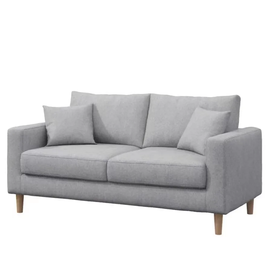 Simple Modern Living Room Sofa with Coffee Table Dinning Room Table and Chairs Bedroom King Bed